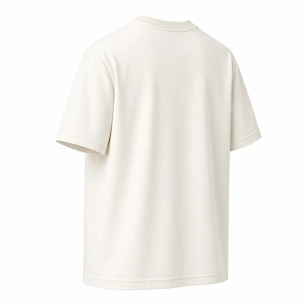 G-Thangz Men's Premium Crew Neck T-Shirt Off White Regular Fit Short Sleeve Medium (M)
